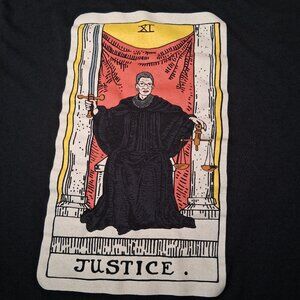 Ruth Gader Ginsberg Shirt Medium Supreme Court Justice Tarot Card RGB Law